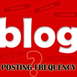 blog posting frequency