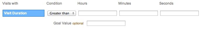 Visit Duration Goal Type