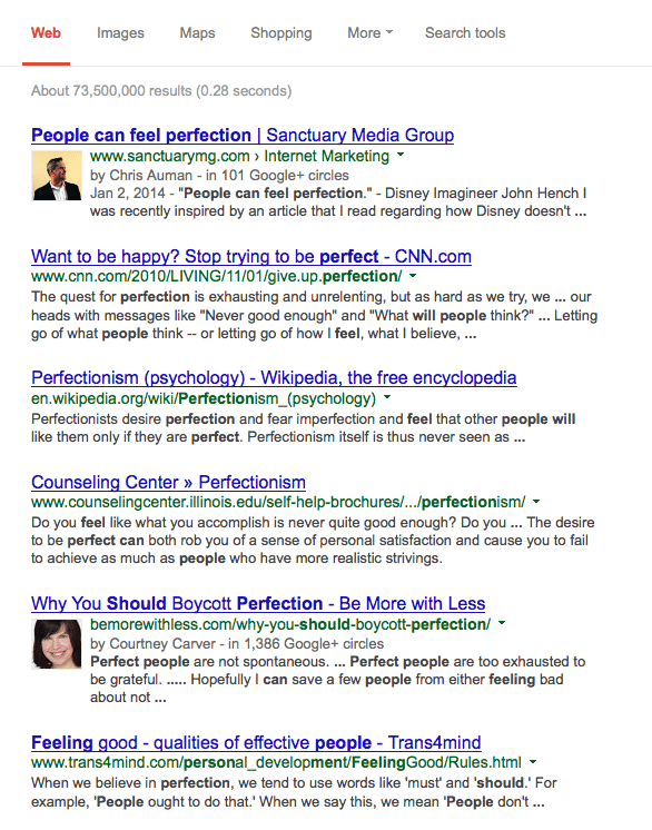 google authorship