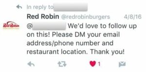 Red Robin Tweet 1