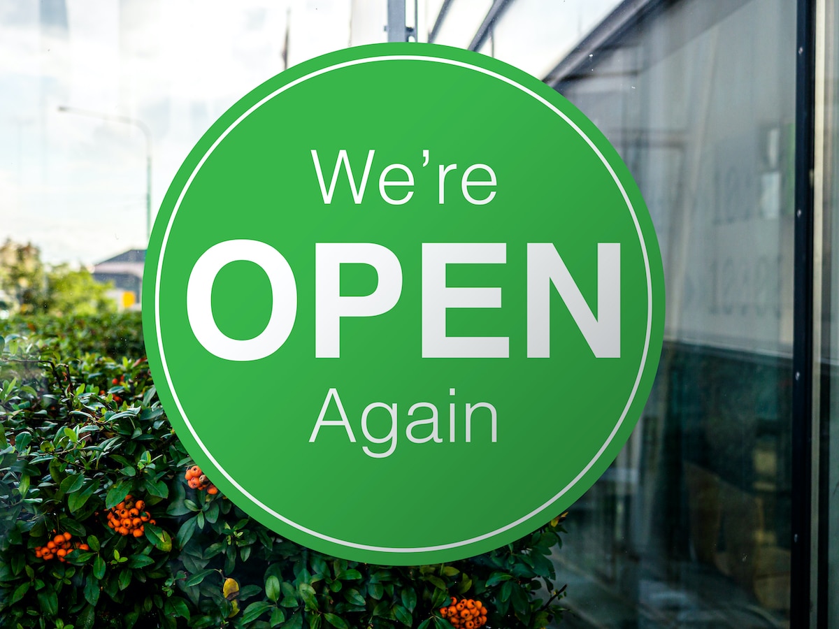 We're Open Again