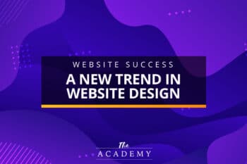 A new trend in website design