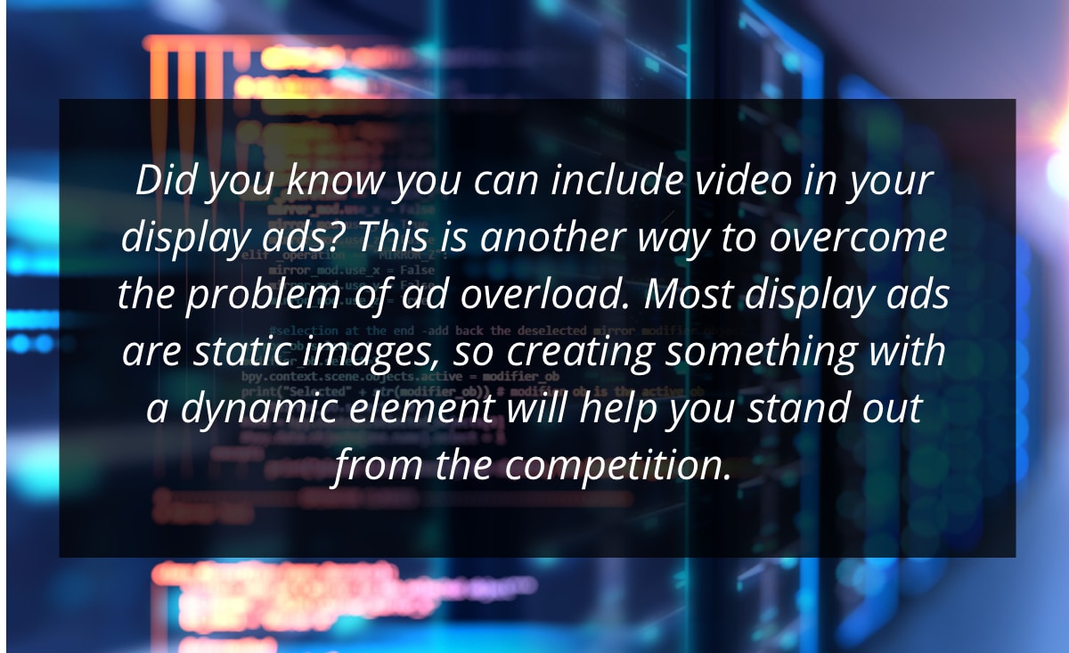 Google Display Ad video quote