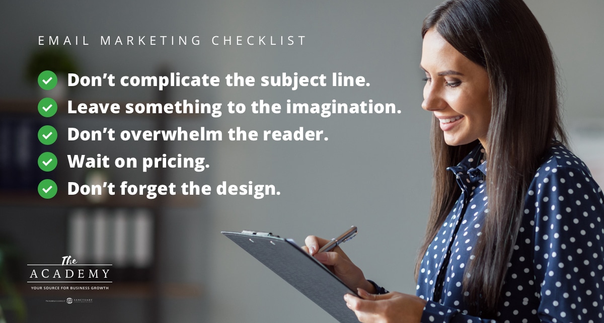 Email marketing checklist