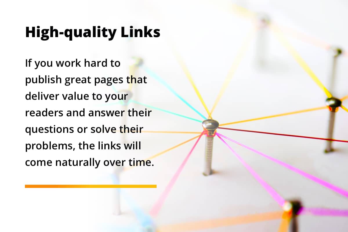 High quality SEO links