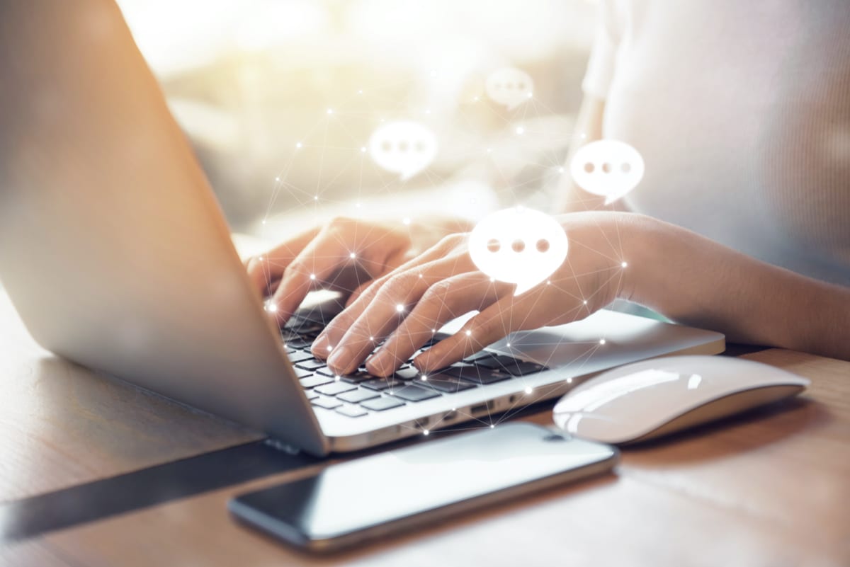 Woman on laptop