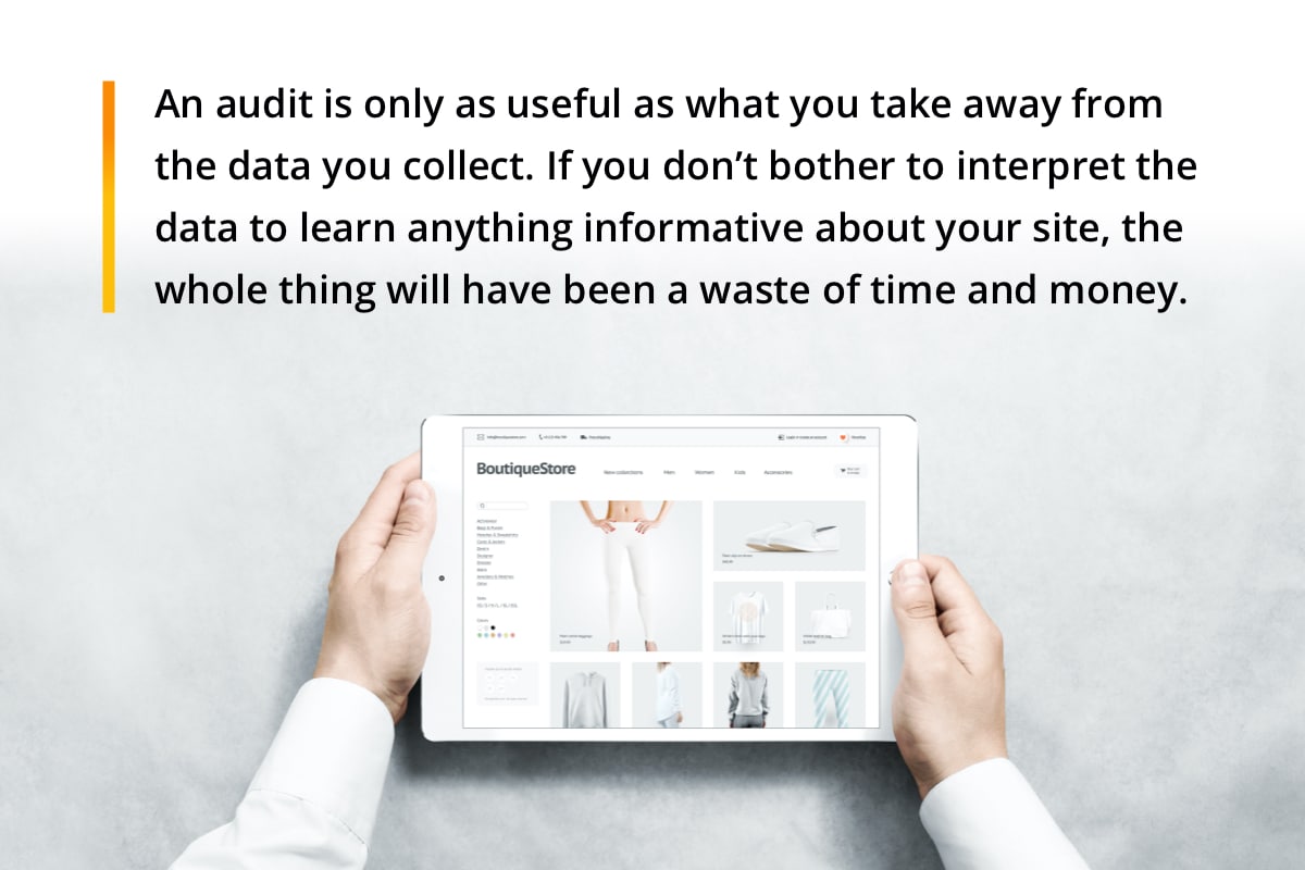 Site audit common outcomes