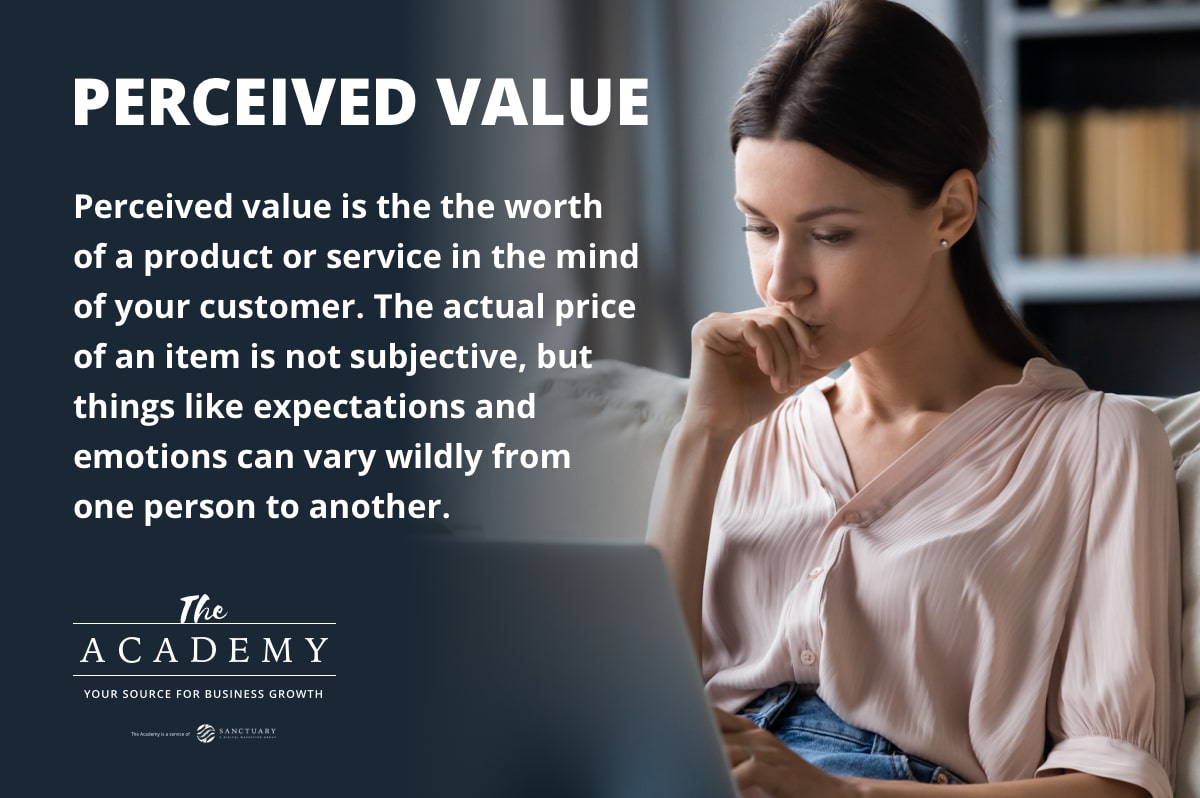 What is perceived customer value