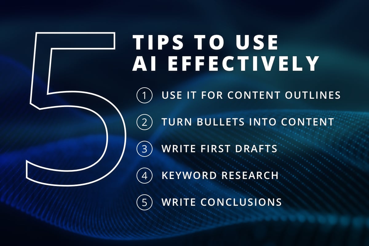 5 tips to use AI effectively