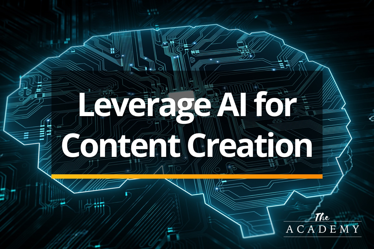 Leverage AI for content creation