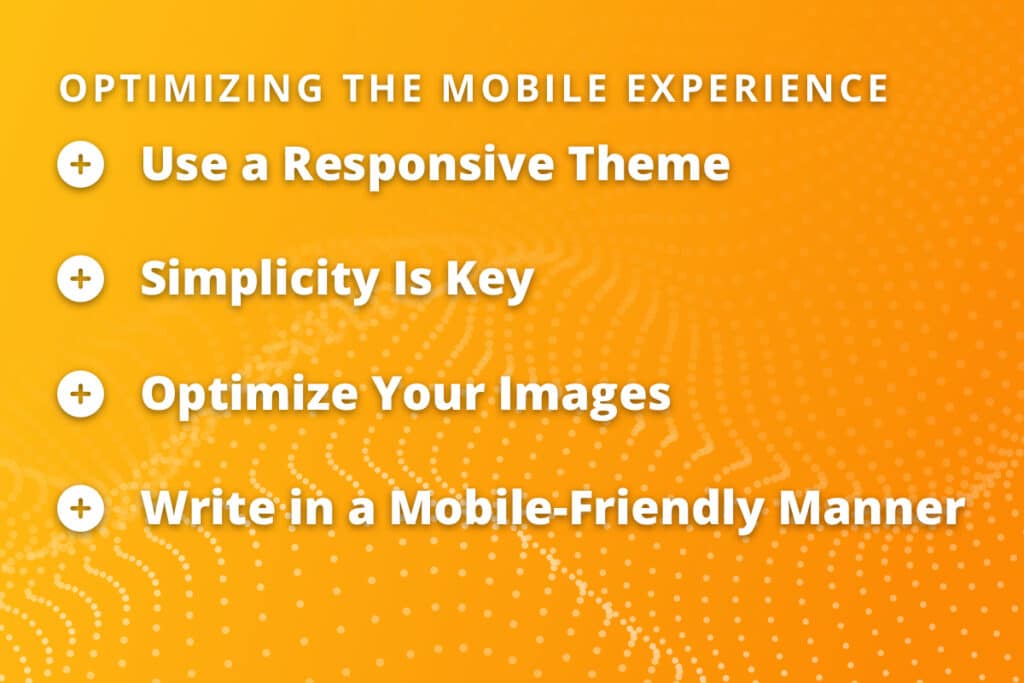 optimizing the mobile experience