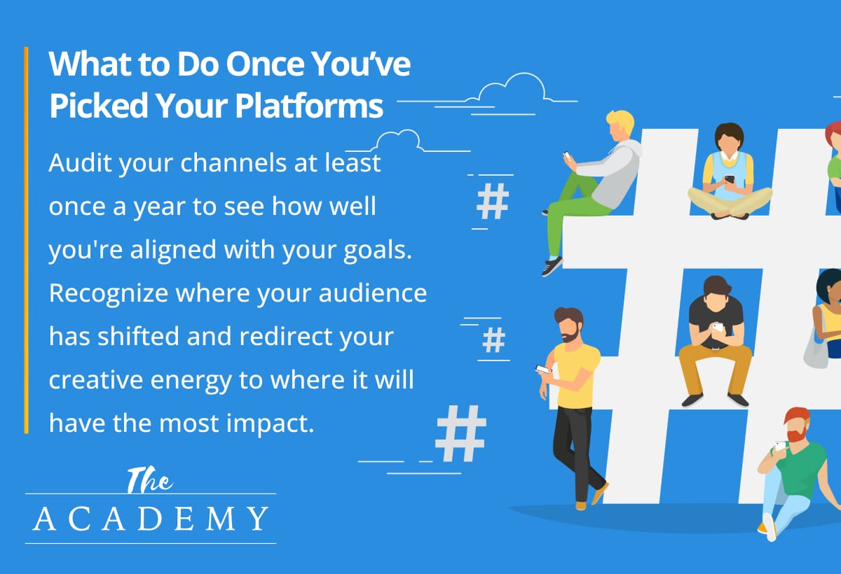 What to do once you've picked your platforms