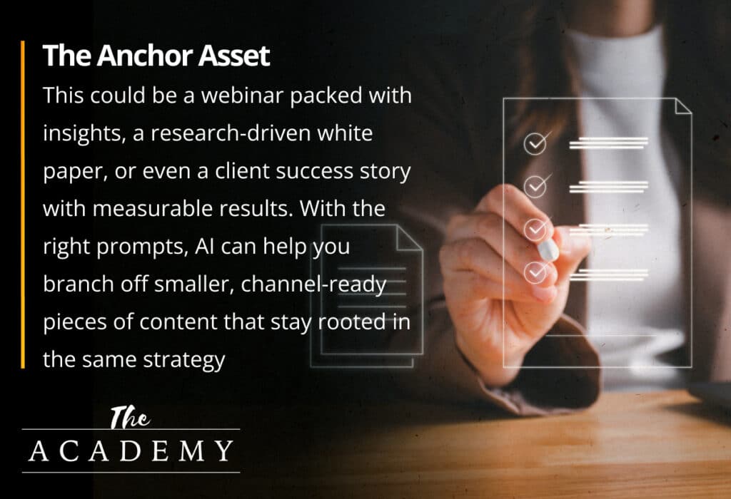 Anchor asset