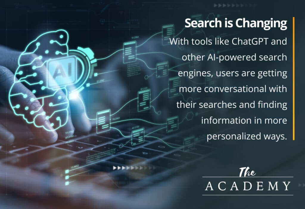 Search is changing