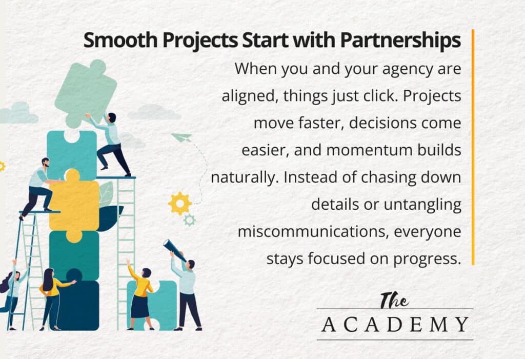 Smooth projects start with partnerships