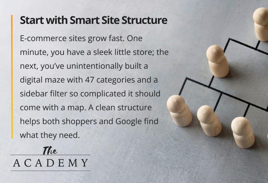 Start with smart site stucture