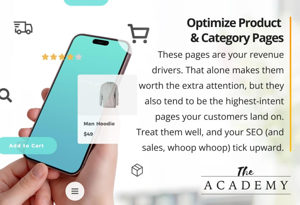 Optimize product & category pages