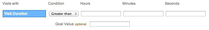 Visit Duration Goal Type Visit Duration Goal Type