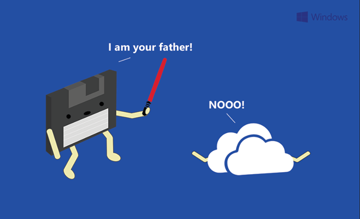 windows cloud star wars
