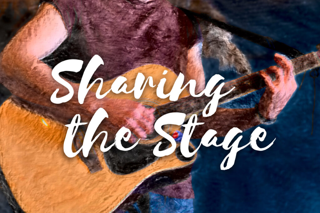 Sharing the stage